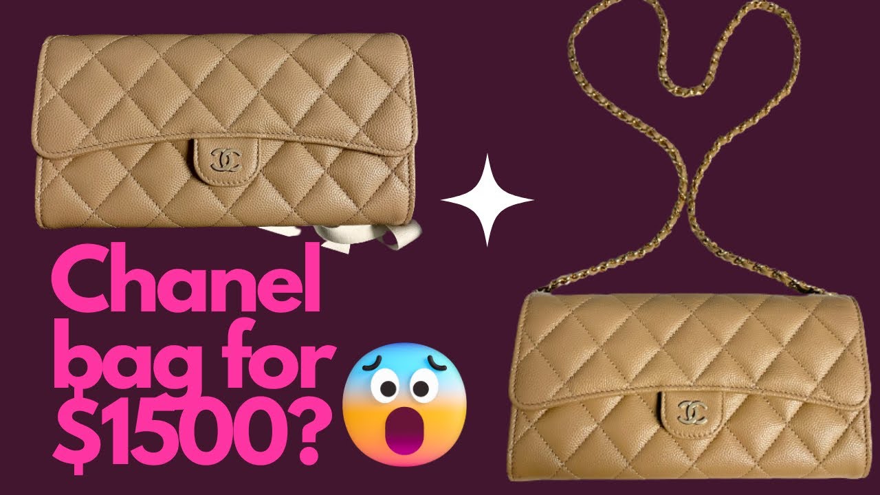CHANEL WALLET ON CHAIN FOR $1500? HOW I TRANSFORMED MY WALLET INTO A MINI  BAG 😱 