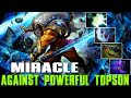 MIRACLE [Juggernaut] Against Powerful Topson | Best Pro MMR - Dota 2
