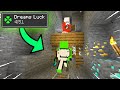 Minecraft Manhunt but I have Dreams Luck...