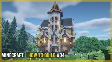 Minecraft How to Build a Medieval Town Hall (Tutorial)