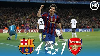Unforgettable: Messi's Magical Night Leaves Guardiola Speechless | Barcelona vs Arsenal 4-1 UCL Home