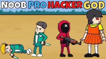 NOOB vs PRO vs HACKER vs GOD - Survival 456 With Super Hero Gameplay #1 | All Levels (Android, iOS)