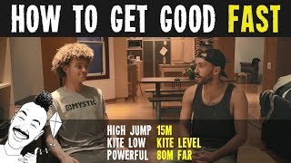 How To GET GOOD at BIG AIR Kitesurfing Super Fast | Feat. Janek Gzegorzewski | Get High with Mike