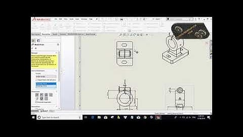 Hiệu chỉnh kích thước tự động trong Solidworks Drawing