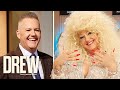 Ross Mathews&#39; Dolly Parton Halloween Drag Costume Transformation | The Drew Barrymore Show