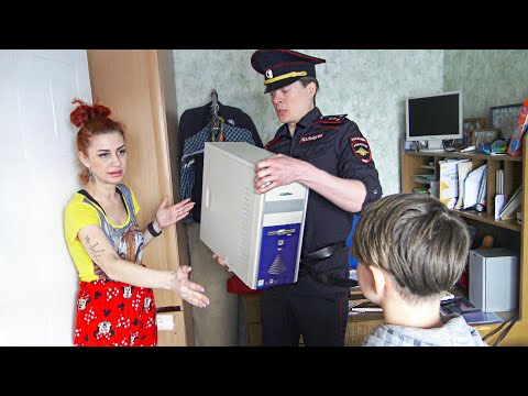 СОТРУДНИК ПОЛИЦИИ ЗАБРАЛ КОМПЬЮТЕР У ШКОЛЬНИКА В РЕАЛЬНОЙ ЖИЗНИ АНТИ ГРИФЕР ШОУ