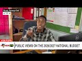 Public Views On The 2026 2027 National Budget
