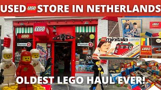 My OLDEST Vintage 1960/70s LEGO Haul Yet! Used Netherlands Store Treasure!