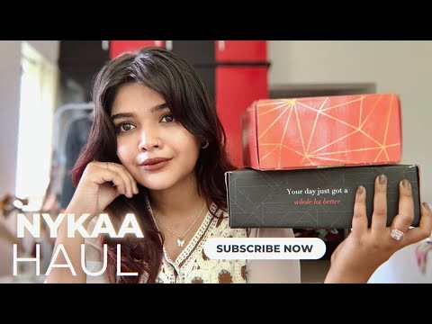 Nykaa Haul | Charlotte tilbury lipstick , mac ruby woo, haul video , UNBOXING 📦💞