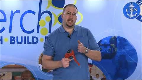 Cutting the PVC | SeaPerch Training Videos
