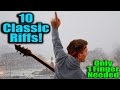 10 Classic Riffs! Only One Finger Needed! Beatles, Linkin Park, Neil Young, Led Zeppelin, Aerosmith