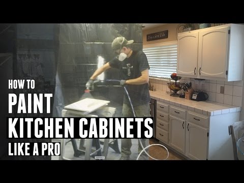 How To Paint Kitchen Cabinets Like A Pro Youtube