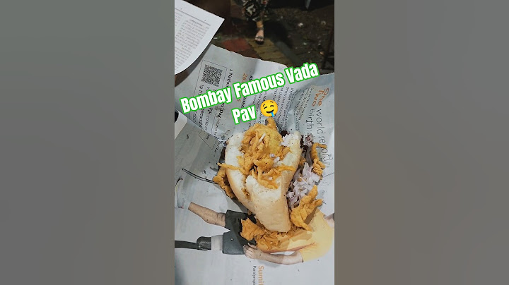 Bombay's Famous Vada Pav is the Best Burger #shorts #food #trending #viral #vadapav #youtubeshorts