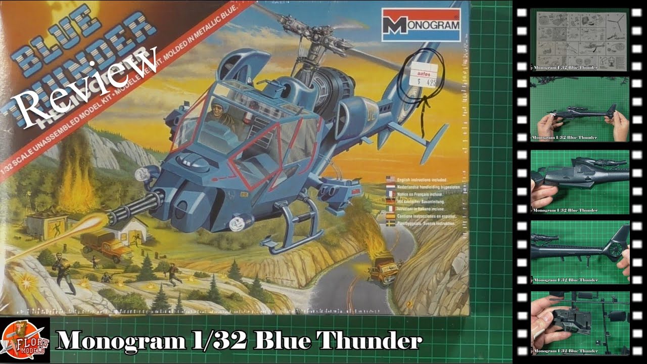 1/32 Scale Blue Thunder Die-Cast Helicopter : : Toys & Games