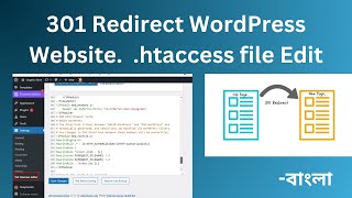 How to Redirect in WordPress website | 301 Redirect WordPress | .htaccess file edit