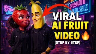Viral AI Fruit Love Video Kaise Banaye | Fruit Talking Viral AI Video Editing Tutorial screenshot 3