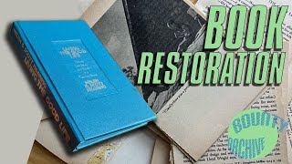 50 Year Old Book Restoration | Paperback to Hardcover