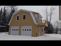 3 Different Gambrel Garage Build Highlights