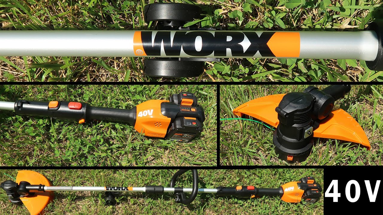 worx 40 volt trimmer