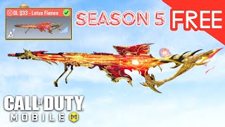 Don't Miss Free Mythic Guns in COD Mobile Season 5