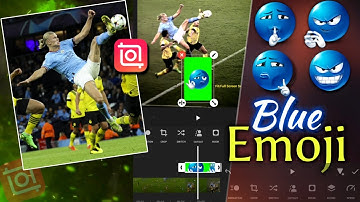Blue emoji troll face edit tutorial inshot (inshot blue emoji video editing) troll face edit inshot