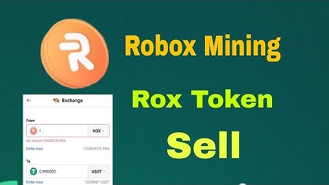 Robox Mining Withdrawal Rox Token Sell And Swap & Usdt