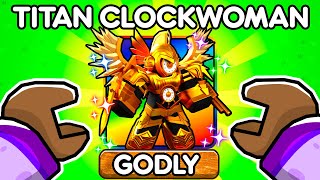 How to UNLOCK TITAN CLOCKWOMAN in Skibidi Tower Defense