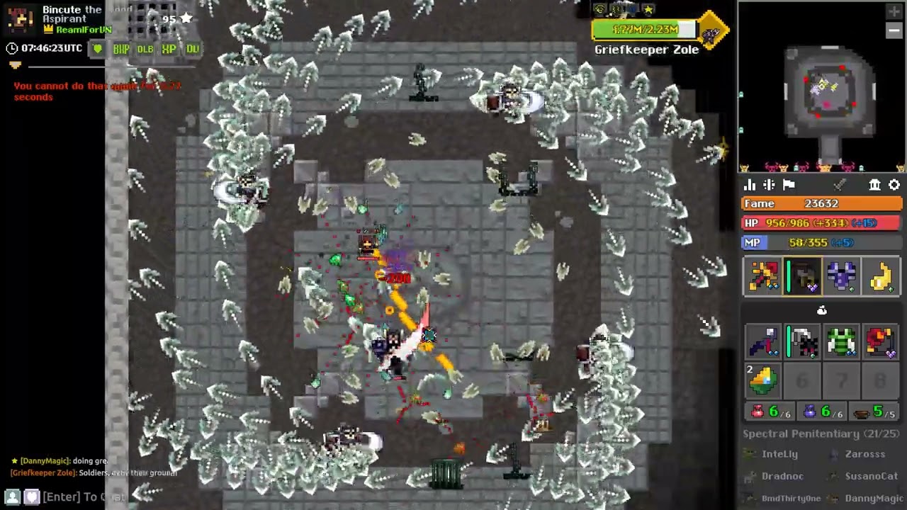 Hard Mode Spectral Penitentiary (Druid PPE Contest)