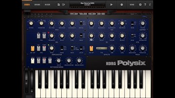 Korg iPolysix- Tutorial: Exploring the synth Part 1, Navigation