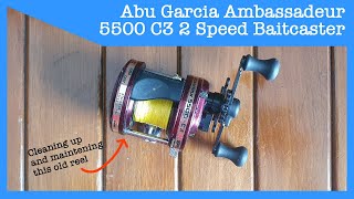 Maintaining a friend's Abu Garcia Ambassadeur 5500 C3 2 Speed Baitcaster 