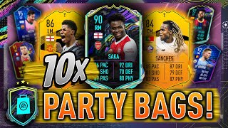 10 x INSANE FUTURE STARS PARTY BAGS IS THE PARTY BAG SBC GOOD VALUE FIFA 21 FUTURE STARS PARTY BAG