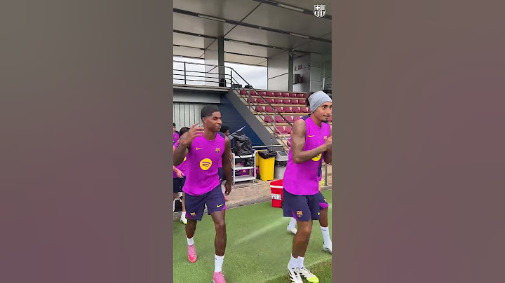 RASHFORD ya se ENTRENA con el BARÇA y entra al campo ENTRE RISAS con LAMINE Y RAPHINHA