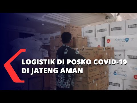 Logistik di Posko Covid-19 Jateng Aman