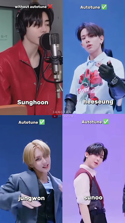 Enhypen members vocal without autotune 💫  #enhypen #engene #kpop #kpopshorts #autotune