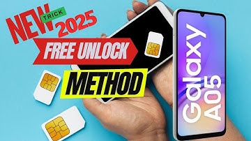 How To Network or Carrier Unlock SAMSUNG Galaxy A05