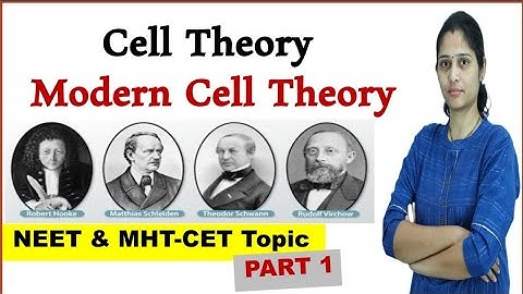 Cell theory and modern cell theory | Modern Cell Theory | NEET | MHT-CET