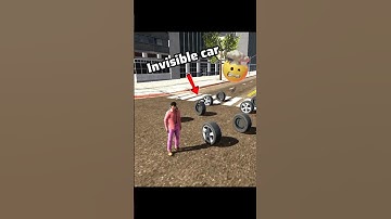 invisible car cheat code | indian bike driving 3d #shorts #gaming #indianbikedriving3d