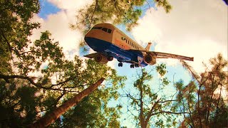 Lego Passenger Airplane Crash - What Happens to a Lego Plane When It Drops 15 Feet to the Ground