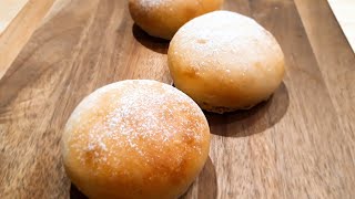 ふんわ～り♡ホシノ天然酵母でつくる簡単丸パン【How to make Hoshino natural yeast round bread】