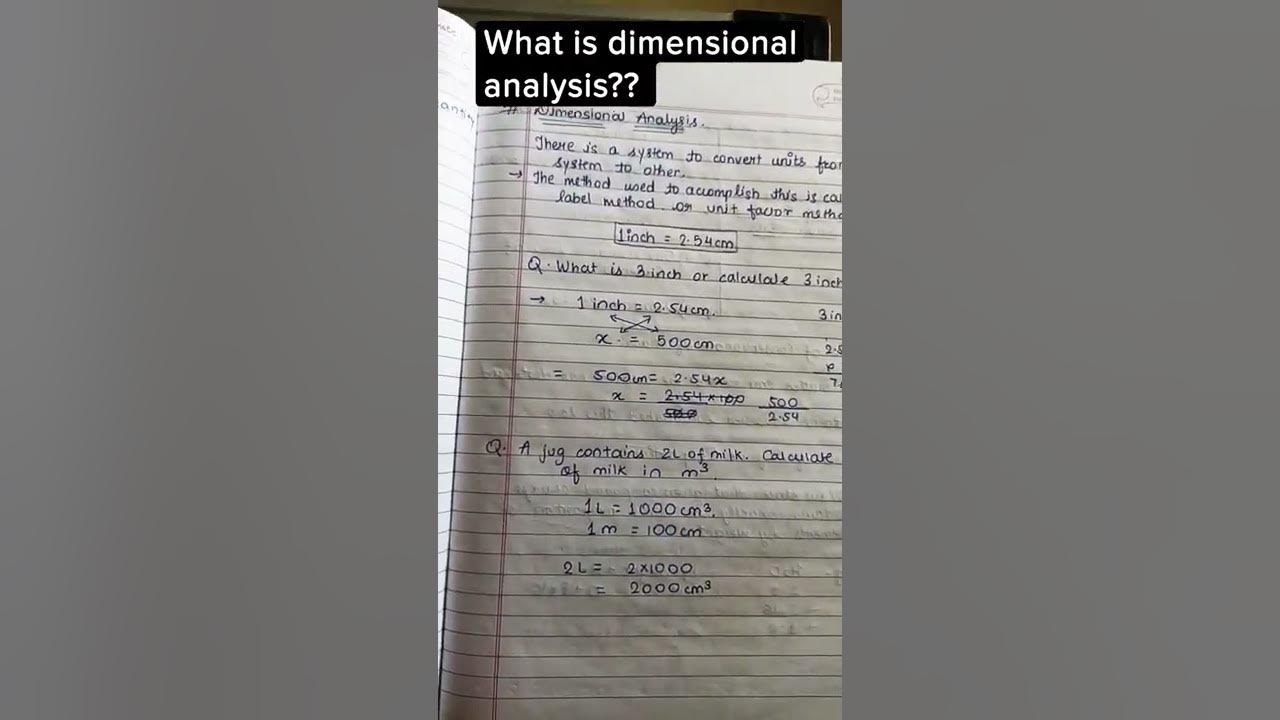 what-is-dimensional-analysis-class-11-youtube