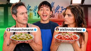 @AislinnDerbezOficial and Mauricio Ochmann MAKING CHILAQUILES in @chefenproceso's KITCHEN