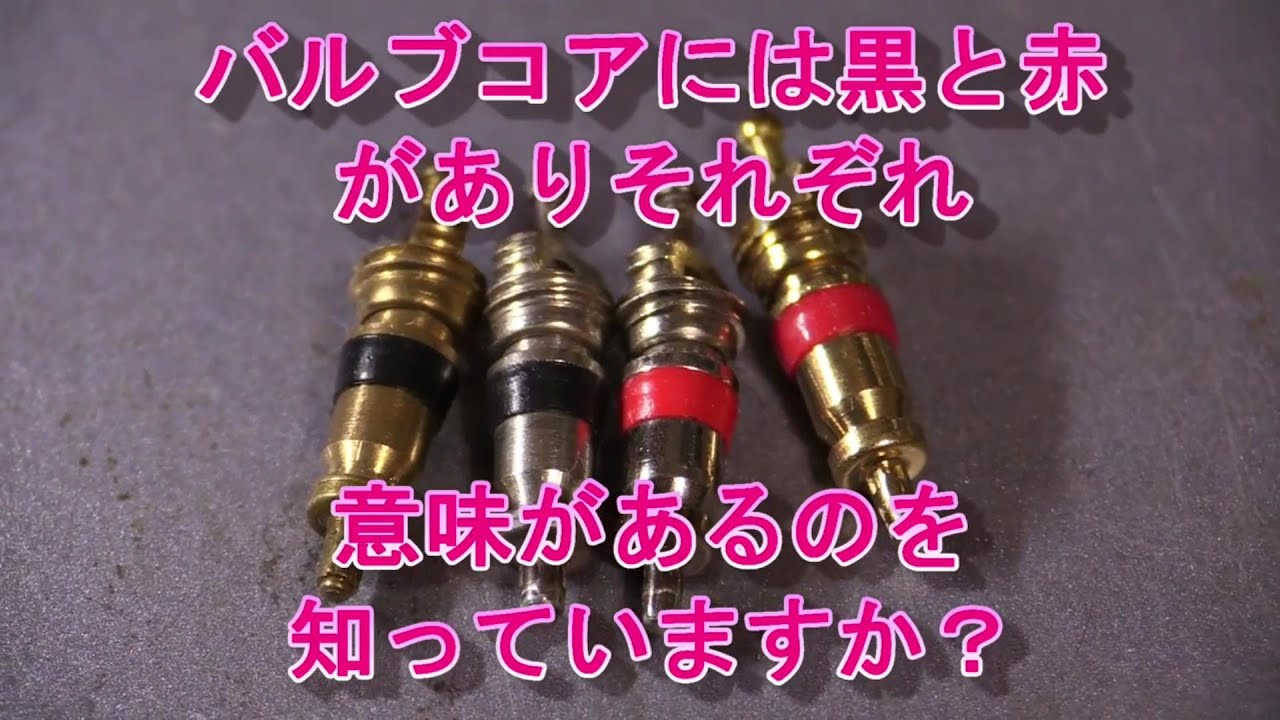 あなたはバルブコアの赤と黒の違い知っていますか 緑もある Youtube
