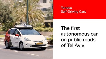 The first autonomous car on public roads of Tel Aviv