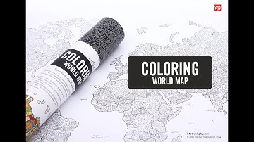 Coloring World Map  by UnikPlay International (1st Video)