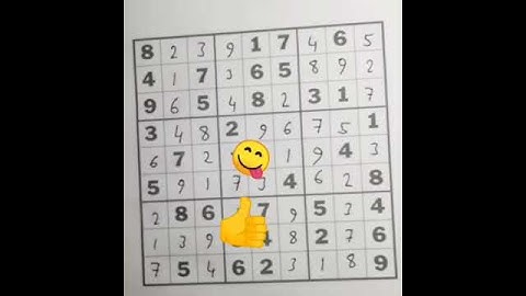 1 Minute Sudoku
