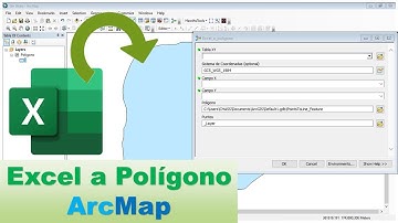 Convertir coordenadas de Excel a Polígono en ArcGIS 10.5