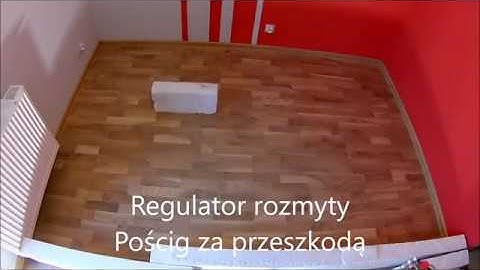 Robot mobilny pościg za przeszkodą regulator rozmyty Takagi Sugeno
