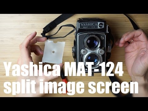 Split Image Screen For Yashica MAT 124