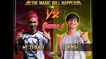 PNG vs Ml o Ako GAME 1! Epic game | Mobile legends