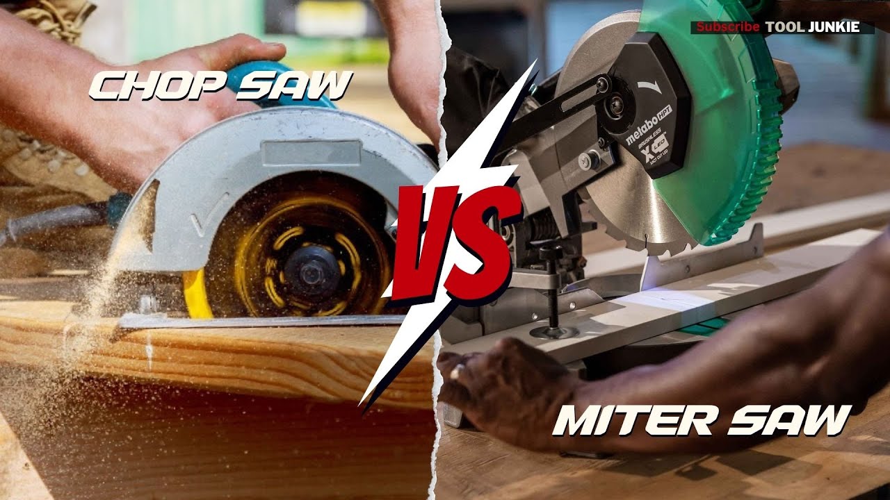 Ultimate Showdown Chop Saw vs Miter Saw YouTube
